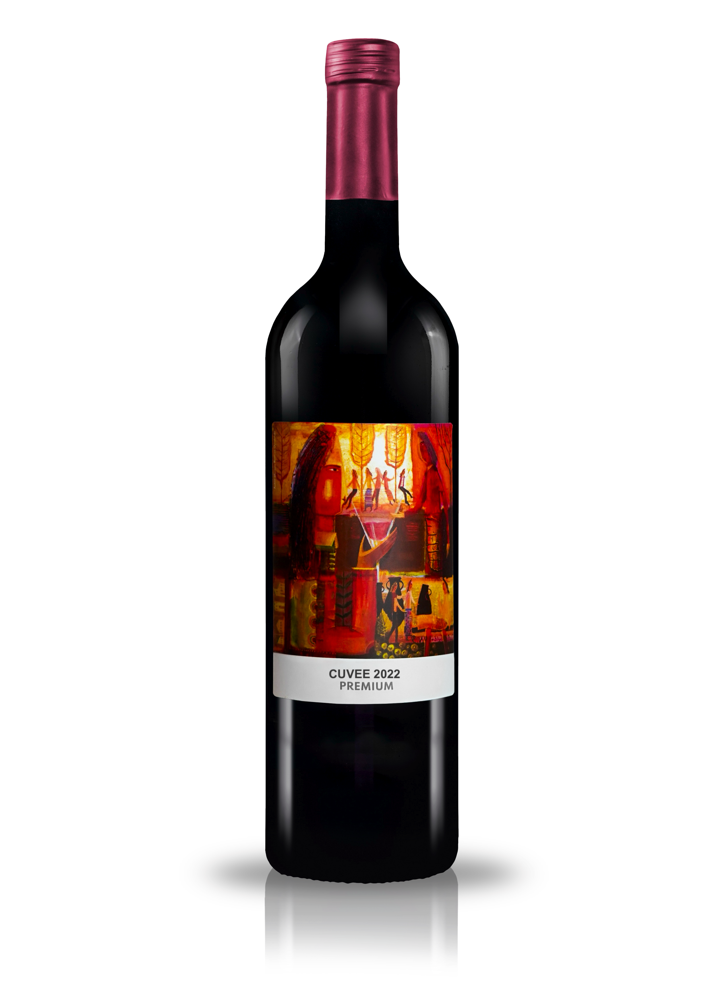  Czerwone wino półsłodkie Cuvee 2022